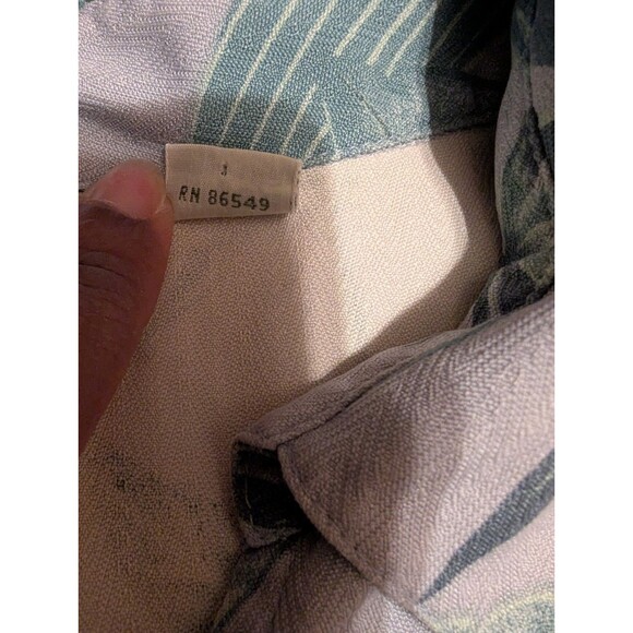 Tommy Bahama Y2K Women's 100% Silk Sleeveless Crop Tie-Front Tropical Top Sz L - Picture 5 of 10